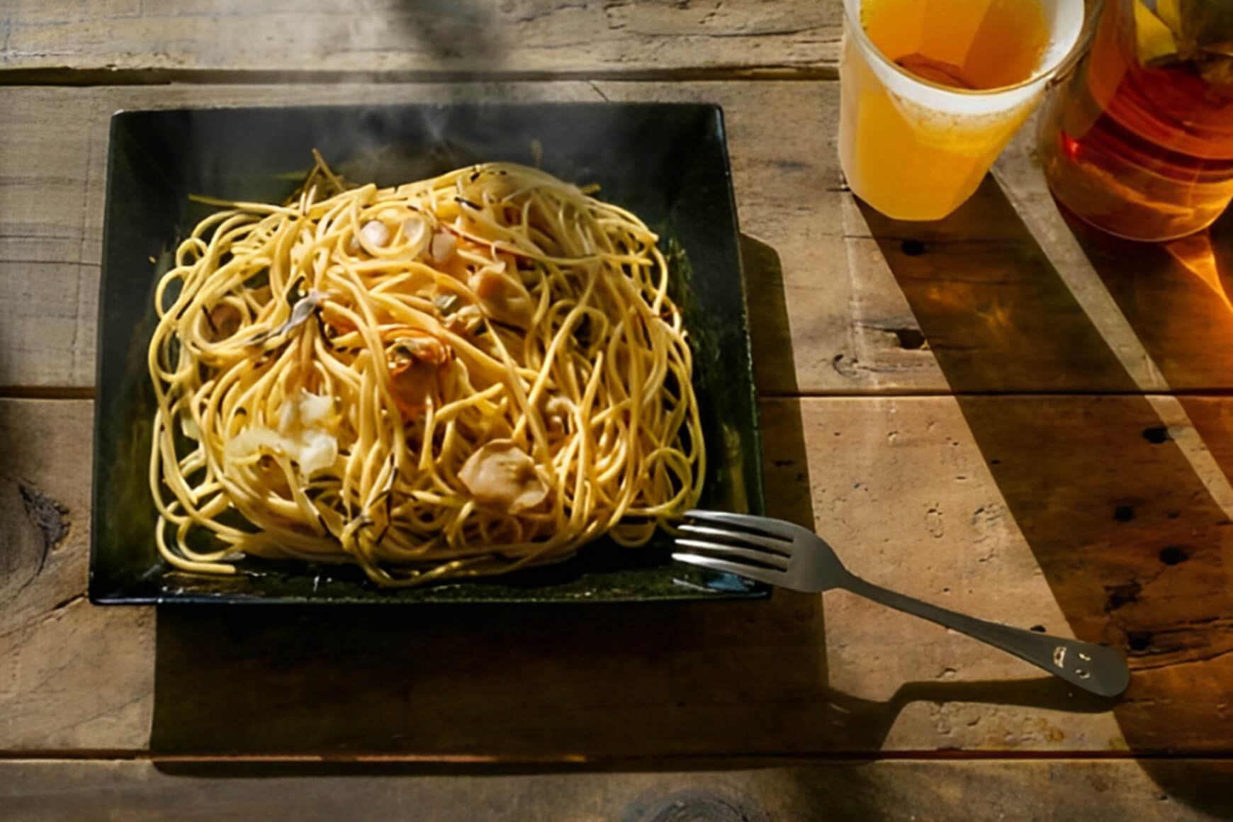 たもぎたけのパスタ