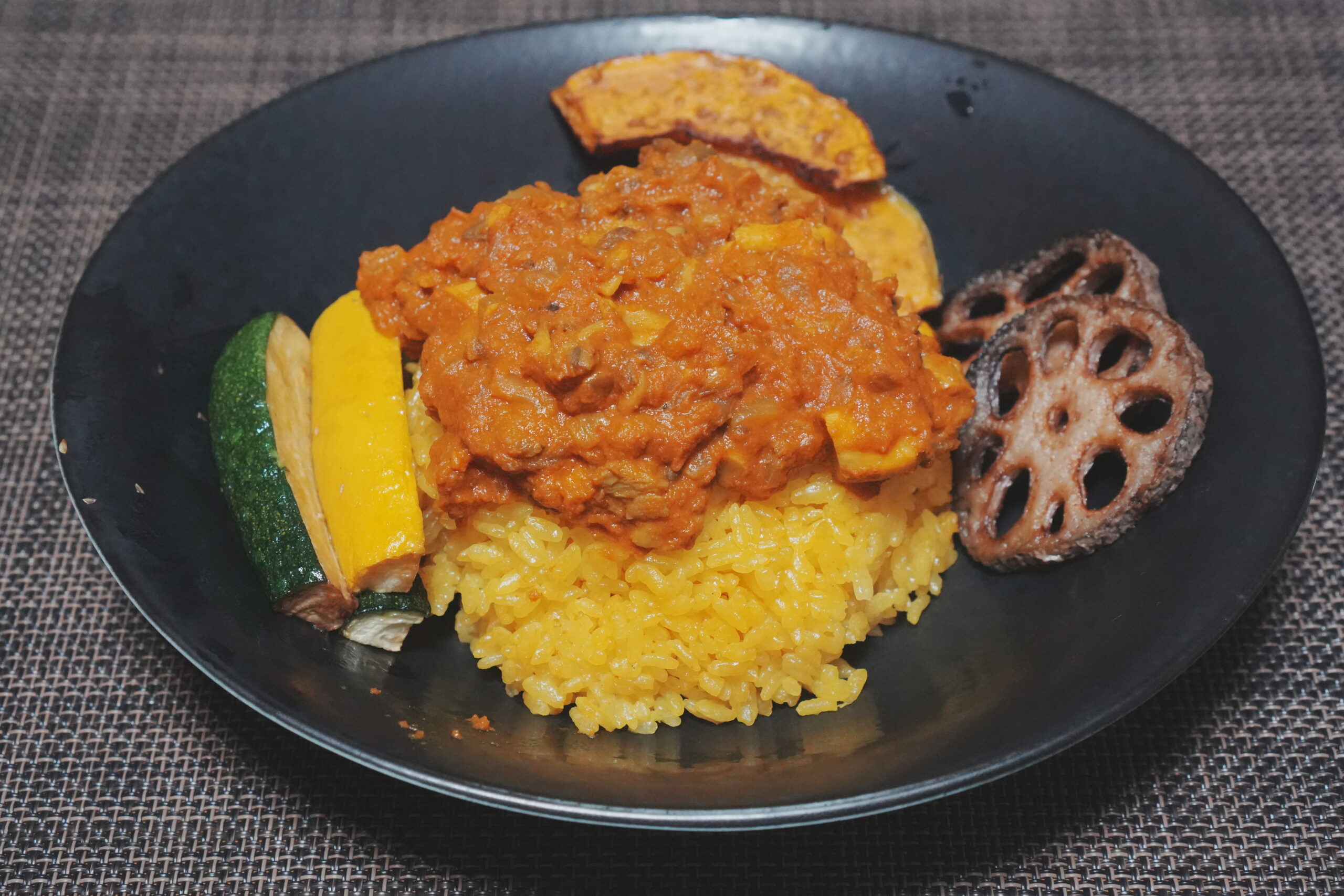 ヒラタケのキーマカレー